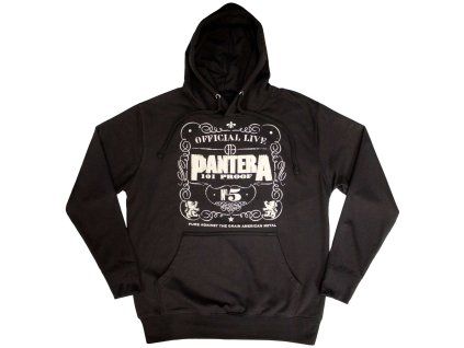 PANTERA - 101 PROOF - MIKINA (Barva Černá, Velikost S)