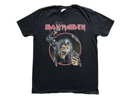 IRON MAIDEN - EDDIE HOOK - TRIKO (Barva Černá, Velikost S)