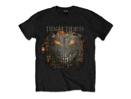 DISTURBED - FIRE BEHIND - TRIKO (Barva Černá, Velikost S)