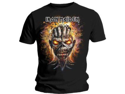 IRON MAIDEN - EDDIE EXPLODING HEAD - TRIKO (Barva Černá, Velikost S)