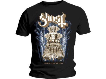 GHOST - CEREMONY & DEVOTION - TRIKO (Barva Černá, Velikost S)