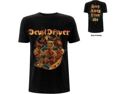 DEVILDRIVER - KEEP AWAY FROM ME - TRIKO (Barva Černá, Velikost S)