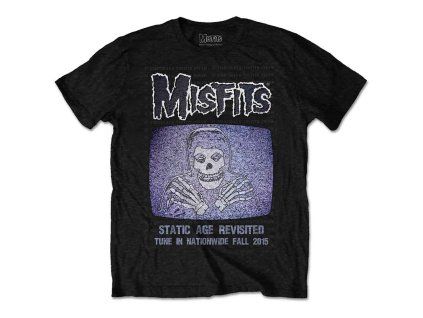 MISFITS - STATIC - TRIKO (Barva Černá, Velikost S)