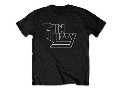 THIN LIZZY - LOGO - TRIKO (Barva Černá, Velikost S)