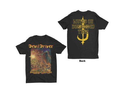 DEVILDRIVER - BORROWED - TRIKO (Barva Černá, Velikost S)