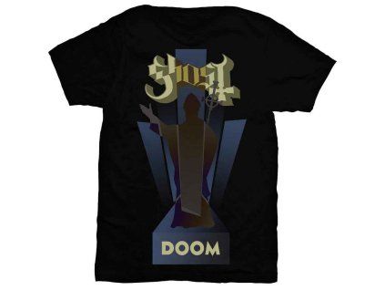 GHOST - DOOM - TRIKO (Barva Černá, Velikost S)