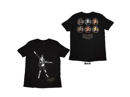 AC/DC - EMBLEMS - TRIKO (Barva Černá, Velikost S)