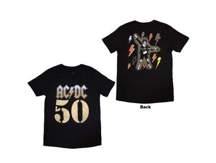 AC/DC - BOLT ARRAY - TRIKO (Barva Černá, Velikost S)