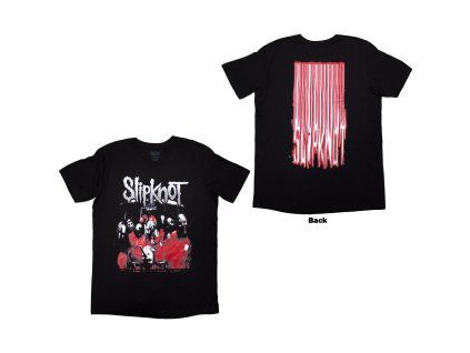 SLIPKNOT - STRETCHED BARCODE - TRIKO (Barva Černá, Velikost S)