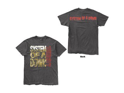 SYSTEM OF A DOWN - TOXICITY STACK - TRIKO (Barva Šedá, Velikost S)
