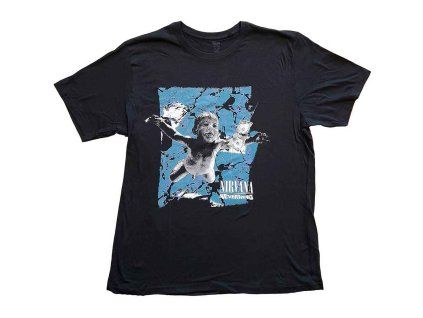 NIRVANA - NEVERMIND CRACKED - TRIKO (Barva Černá, Velikost S)