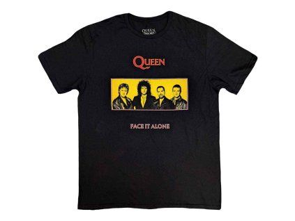 QUEEN - FACE IT ALONE PANEL - TRIKO (Barva Černá, Velikost S)