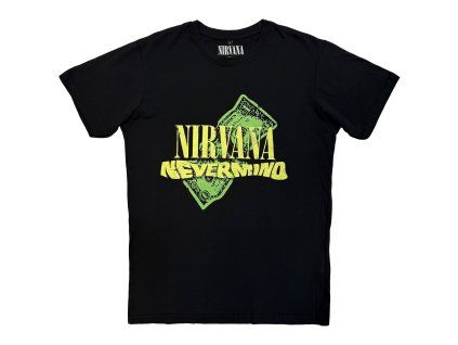 NIRVANA - NEVERMIND DOLLAR - TRIKO (Barva Černá, Velikost S)