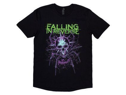 FALLING IN REVERSE - SPIDER - TRIKO (Barva Černá, Velikost S)