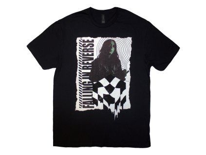 FALLING IN REVERSE - 21 CHEQUERED - TRIKO (Barva Černá, Velikost S)