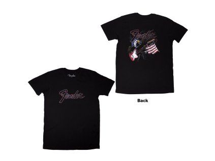 FENDER - EAGLE - TRIKO (Barva Černá, Velikost S)
