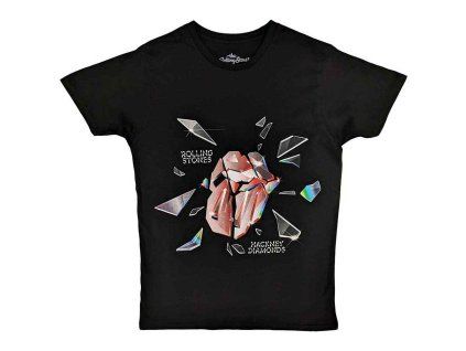 ROLLING STONES - THE - HACKNEY DIAMONDS EXPLOSION - TRIKO (Barva Černá, Velikost S)