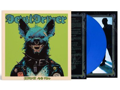 94709 devildriver strike and kill solid blue lp