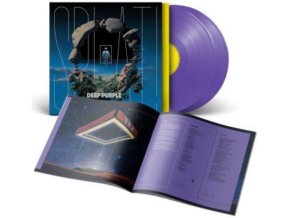 DeepPurple SPLAT 2LP Gatefold 3D withBook Purple