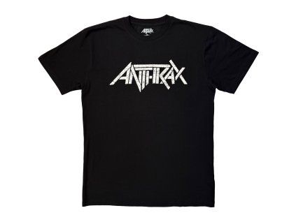 ANTHRAX - LOGO MONO - TRIKO (Barva Černá, Velikost S)