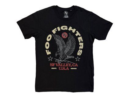 FOO FIGHTERS - EAGLE USA - TRIKO (Barva Černá, Velikost S)