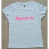 SPARK LOGO (PINK) - BÍLÉ - HOLČIČÍ