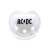 AC/DC - LOGO (WHITE) - DUDLÍK