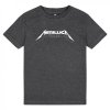 METALLICA - LOGO WHITE (GREY) - TRIKO DĚTSKÉ