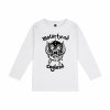 MOTÖRHEAD - ENGLAND (STENCIL) (LS) (WHITE) - TRIKO DĚTSKÉ