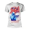DEATH - LEPROSY POSTERIZED (WHITE) - TRIKO