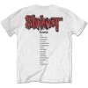 SLIPKNOT - IOWA TRACK LIST (BACK PRINT) - TRIKO