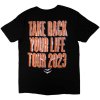 DISTURBED - EUROPEAN TOUR &apos;23 TAKE BACK (BACK PRINT &amp; EX-TOUR) - TRIKO
