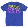 ROLLING STONES - SIXTY GRADIENT TEXT (BLUE) (BACK PRINT) - TRIKO