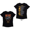 AC/DC - ANGUS TRIANGLE PWR-UP EU TOUR 2024 (BACK PRINT) (GIRLIE) - TRIKO