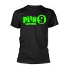 PLAN9 - LOGO LARGE (GREEN) - TRIKO (Barva Černá, Velikost S)