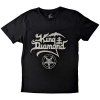 KING DIAMOND - LOGO - TRIKO (Barva Černá, Velikost S)