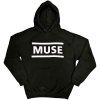 MUSE - WHITE LOGO - MIKINA (Barva Černá, Velikost S)