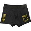 NIRVANA - YELLOW SMILE - BOXERKY (Barva Černá, Velikost S)
