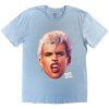BILLY IDOL - LIP CURL - TRIKO (Barva Modrá, Velikost S)