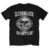 GODSMACK - BOSTON SKULL - TRIKO (Barva Černá, Velikost M)