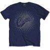 ERIC CLAPTON - LOGO RAYS - TRIKO (Barva Modrá, Velikost S)