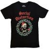 SOCIAL DISTORTION - WREATH - TRIKO (Barva Černá, Velikost S)