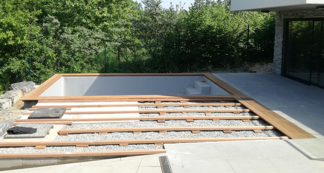 Montáž terasy Bangkirai