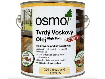 Tvrdý voskový olej osmo 3032
