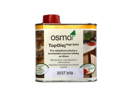 Osmo Top Olej na pracovní desky 3037 | Bílý | Bezpečný pro styk s potravinami