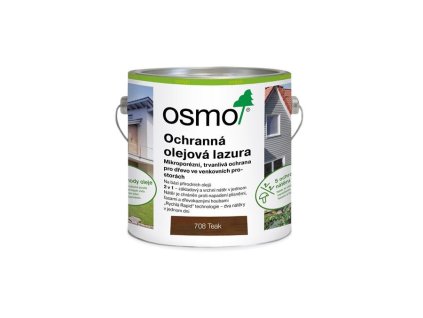 Osmo 708 Ochranná olejová lazura, Teak