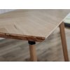 Obdélníkový jídelní stůl 20x700x1400 mm | Rybí kost | S nohy, ošetřený olejem Saicos