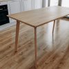 Dubový jídelní stůl 40x700x1400 mm | S nohy, ošetřený olejem Saicos | Obdélníkový