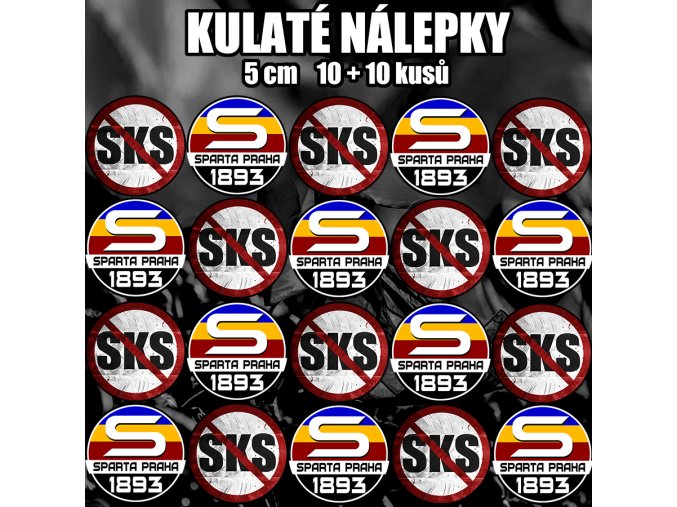 kulaté nálepky rd