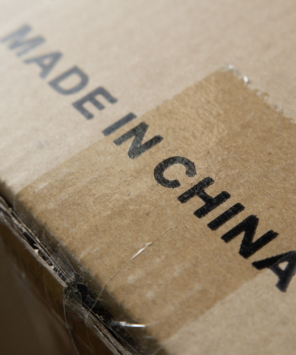 Označení Made in China – ilustrační foto původu